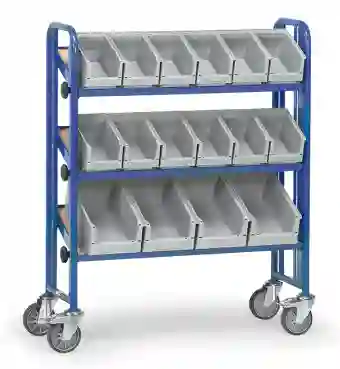 Etagewagen magazijnbakken F-2882