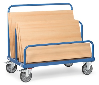 Platenwagen met uitneembare beugels