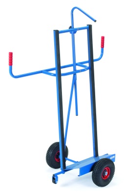 Platenwagen met valbeveiliging