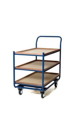 Tafelwagen 1000x600 mm. 3 niveaus