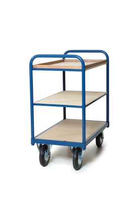 Tafelwagen 850x500 mm. 3 niveaus