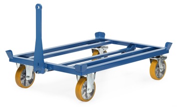 Palletonderwagen als routetrein